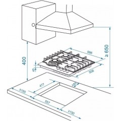 Варочная панель Zorg HAG62 FDW black