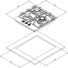 Варочная панель Weissgauff HGG 451 XFV