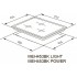 Варочная панель Meferi MEH453BK Power