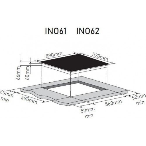 Варочная панель Zorg INO62 black matte