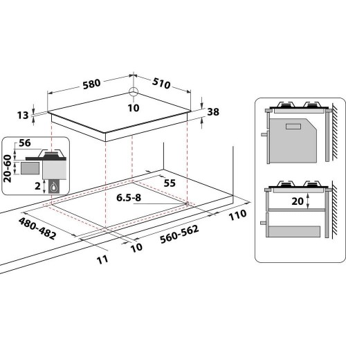 Варочная панель Whirlpool TGML 661 IX