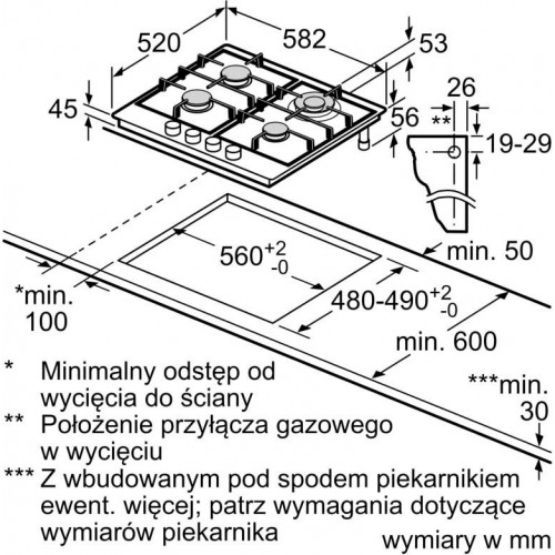 Варочная панель Bosch Series 4 PGH6B5K90
