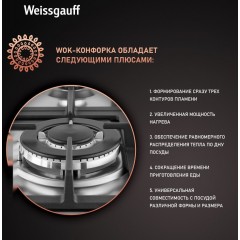 Варочная панель Weissgauff HGG 641 XV