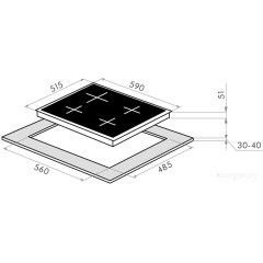 Варочная панель Maunfeld EGHG.64.43CW/G