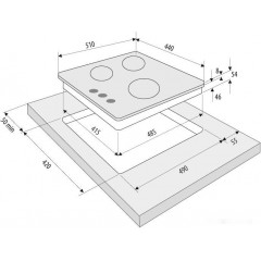 Варочная панель Krona Albero 45 BL