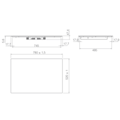 Варочная панель Elica RATIO CONNEX 804 PLUS BL
