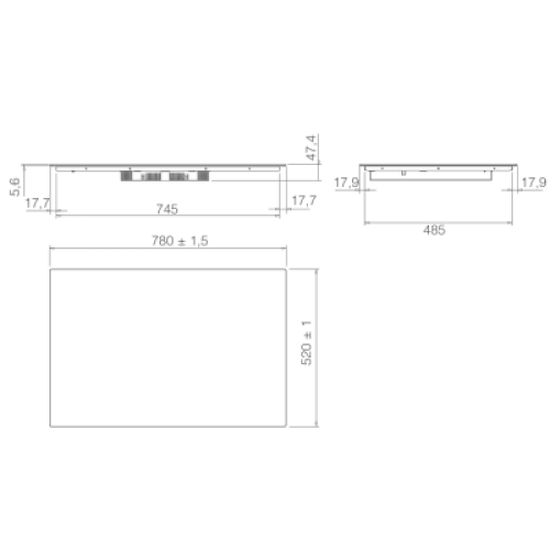 Варочная панель Elica RATIO CONNEX 804 PLUS BL