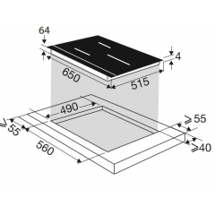 Варочная панель De Dietrich DPI7686XP
