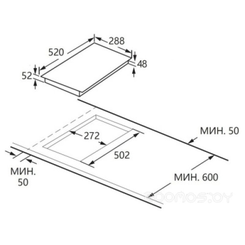 Варочная панель Konigin Libra C302 TBK