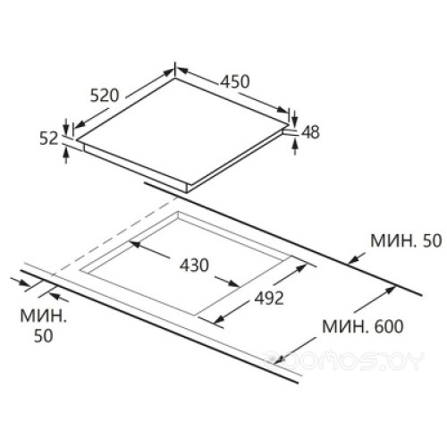 Варочная панель Konigin Libra C453 TBK