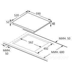 Варочная панель Konigin Libra C604 TBK