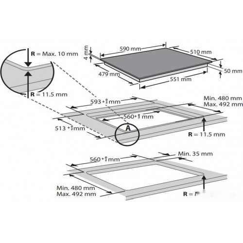 Варочная панель Whirlpool WL S1360 NE