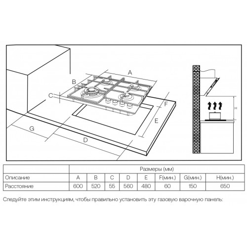 Варочная панель HAIER HHQ-M64CTPX
