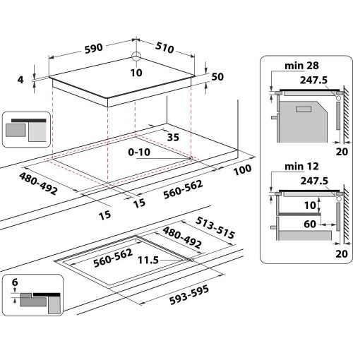 Варочная панель Whirlpool WL B6860 NE/S