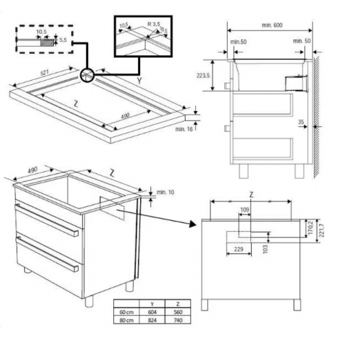 Варочная панель Grundig GIEH834480P