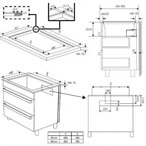 Варочная панель Grundig GIEH634480P