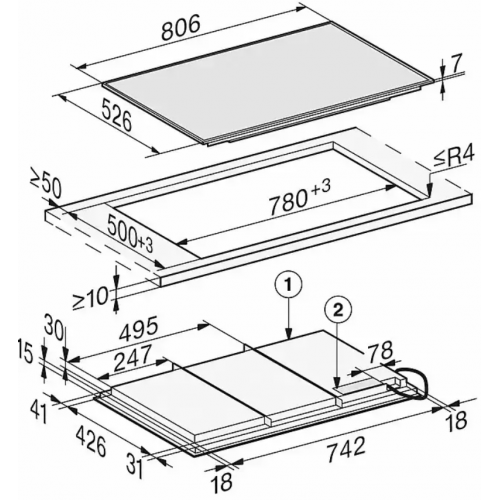 Варочная панель Miele KM 7678 FR