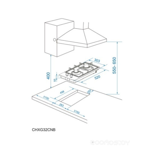 Варочная панель Candy CHXG32CNB