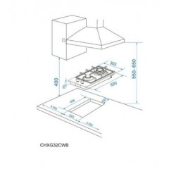Варочная панель Candy CHXG32CWB