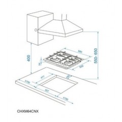 Варочная панель Candy CHXM64CNX