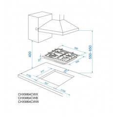 Варочная панель Candy CHXM64CWX