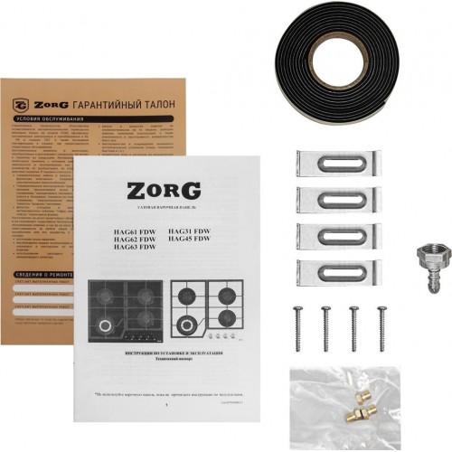 Варочная панель Zorg HAG63 FDW black matte