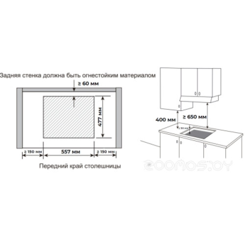 Варочная панель Meferi MGH604WH LIGHT