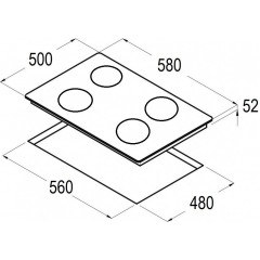 Варочная панель Schtoff H6020P26IS Inox