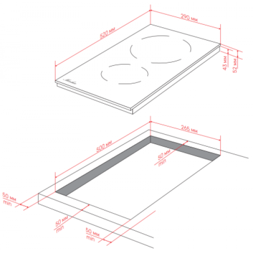 Варочная панель Monsher MHE 34