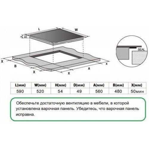 Варочная панель Schtoff IF7003 Black