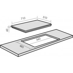 Варочная панель MBS PG-801WH