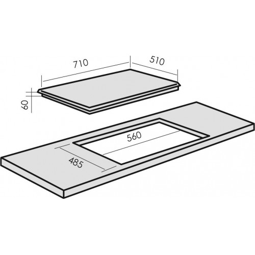 Варочная панель MBS PG-801WH