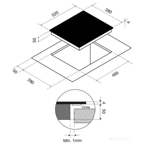 Варочная панель Pando PI-DOM
