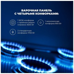 Варочная панель Delonghi GRAZIA 6GW NB