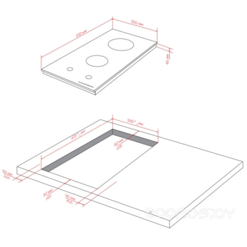 Варочная панель Kuppersberg FG 30 B
