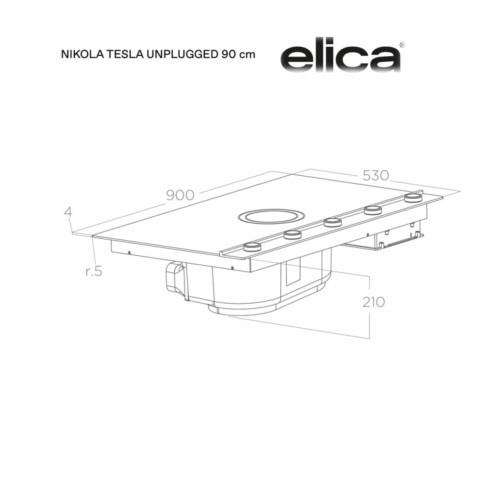 Варочная панель Elica NIKOLATESLA UNPLUGGED EVO IX/A/90