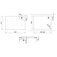 Варочная панель Smeg SIM3864N