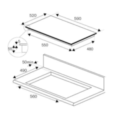 Варочная панель Bertazzoni P604I2M28NVS