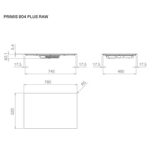 Варочная панель Elica Primis 804 Plus PRF0199862