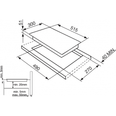 Варочная панель Smeg SI5322B