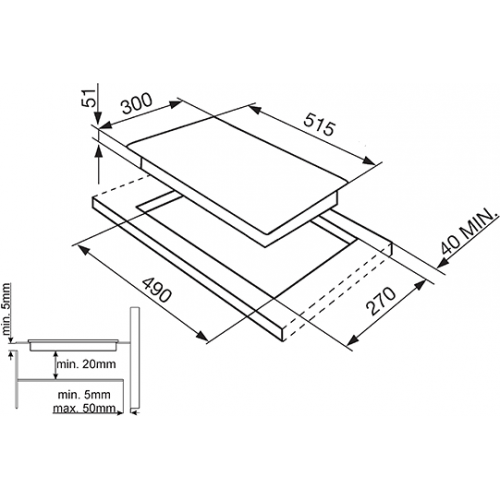 Варочная панель Smeg SI5322B