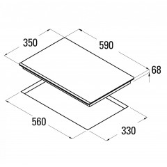 Варочная панель CATA IB 2 PLUS BK