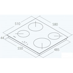 Варочная панель AKPO PKA 58 008