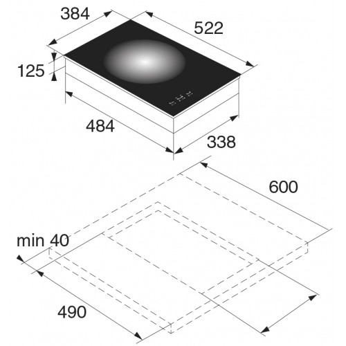 Индукционная варочная панель Asko HI1345G (WOK)