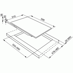 Варочная панель Smeg P64ES