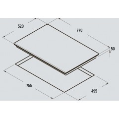 Варочная панель CATA GIGA 750 BK