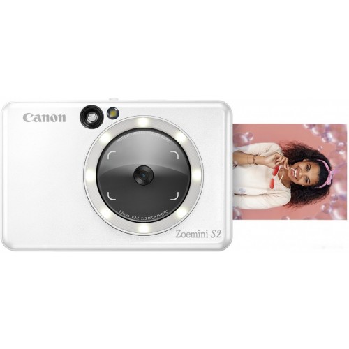 Цифровая фотокамера Canon Zoemini S2 (жемчужный белый)