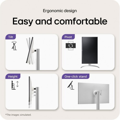 Монитор LG 27UP650K-W