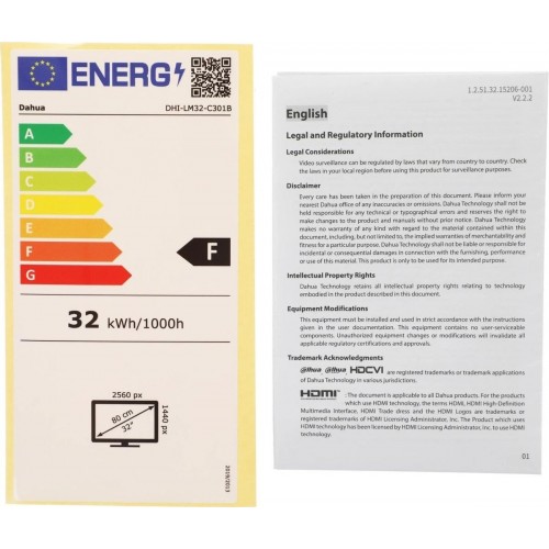 Монитор Dahua DHI-LM32-C301B