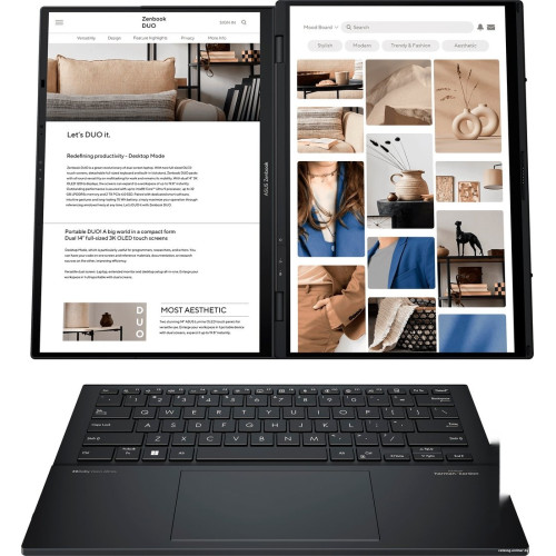 Ноутбук Asus Zenbook 14 Duo OLED UX8406CA-QL078W